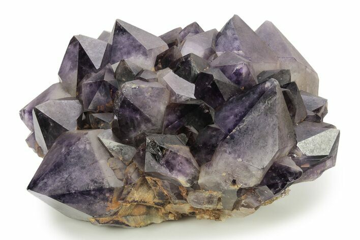 Deep Purple Amethyst Crystal Cluster With Huge Crystals #250925